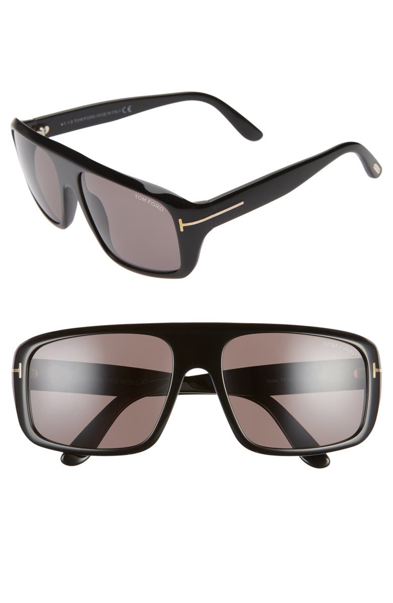 TOM FORD Duke 59mm Square Sunglasses, Main, color,