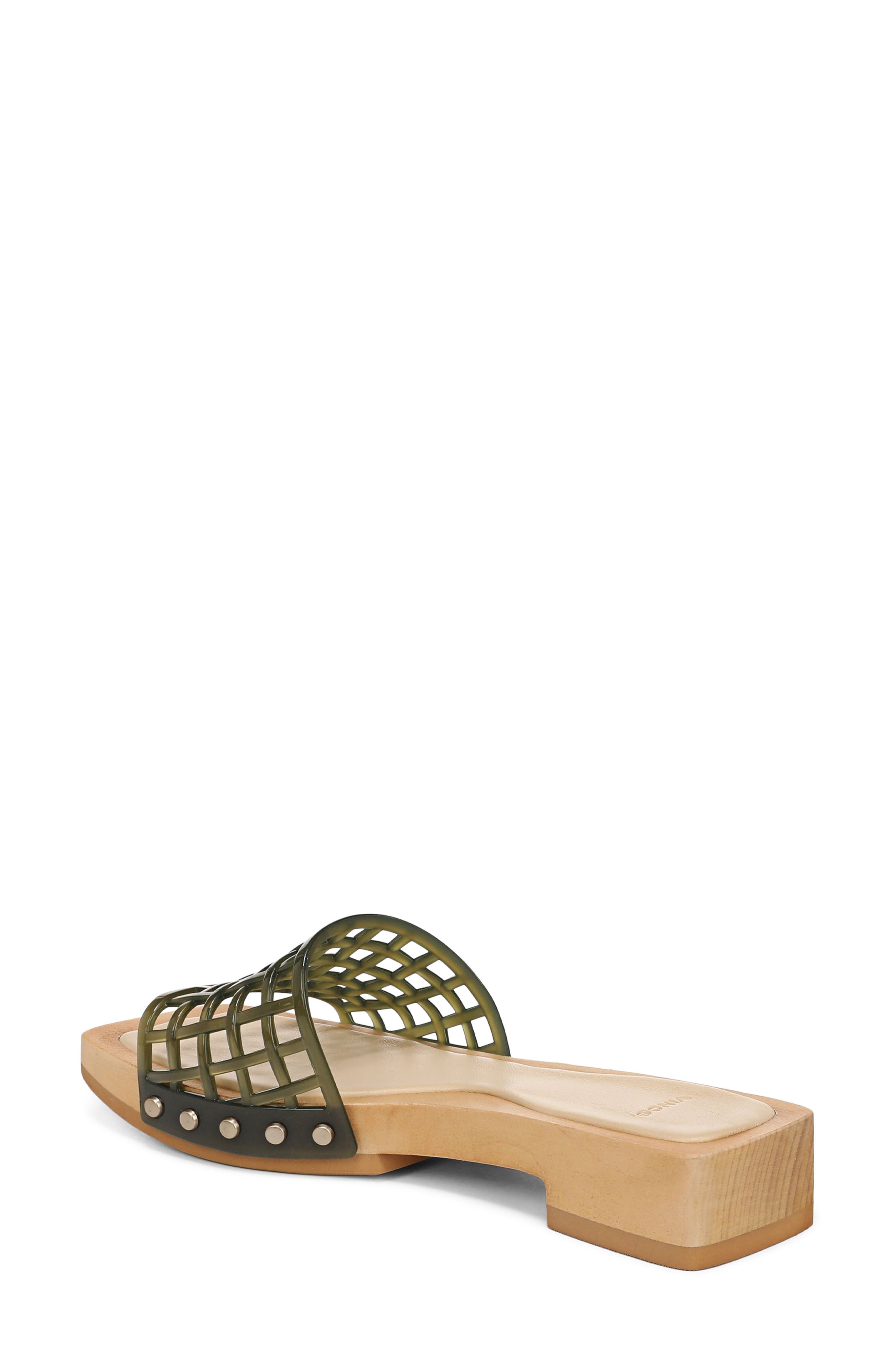 Barbara Jelly Slide Sandal, Alternate, color, CHIVE