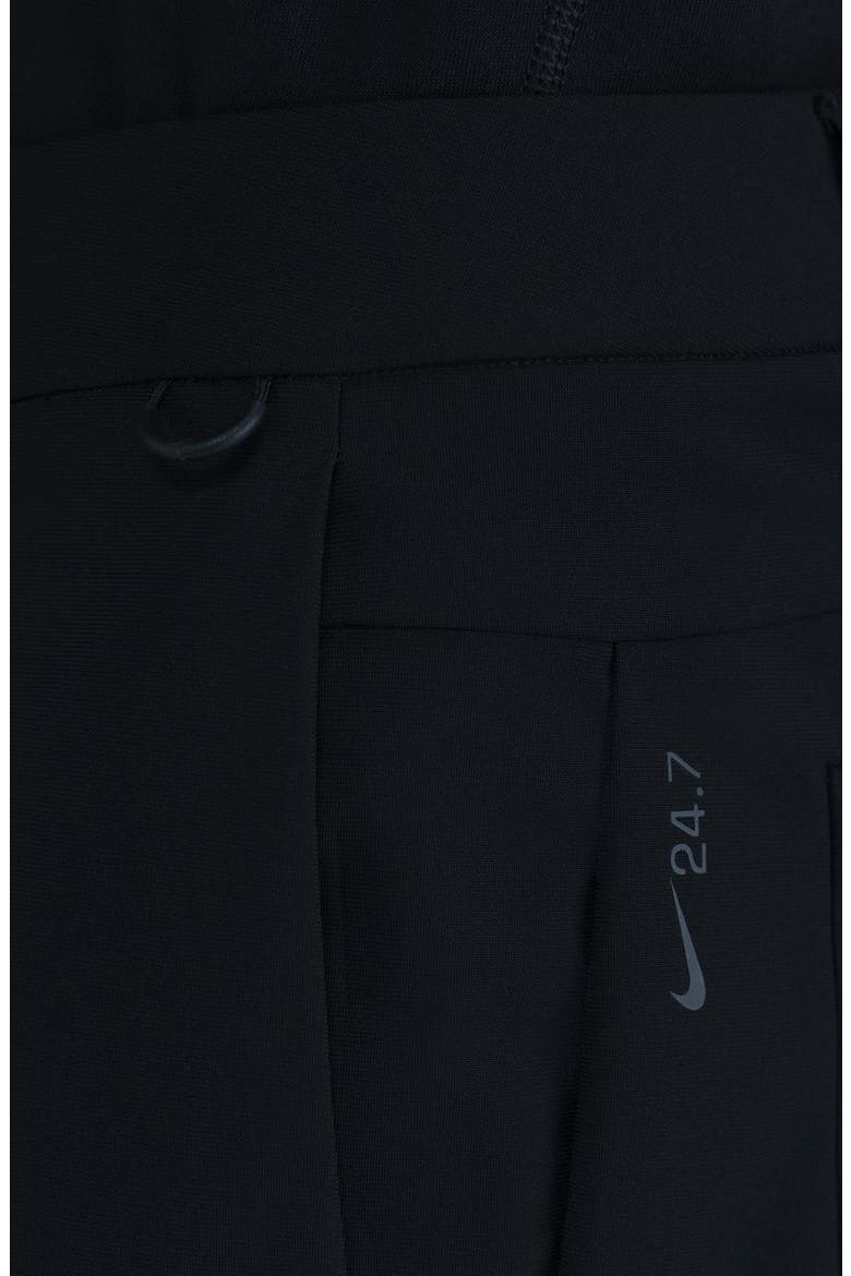 24.7 PerfectStretch Dri-FIT Regular Fit Flat Front Pants, Alternate, color, 010 BLACK/DKSKGY