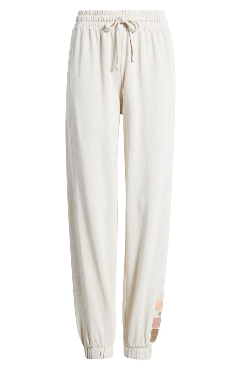 Rip Curl High Tide Cotton Blend Fleece Sweatpants, Alternate, color, Oatmeal Marle