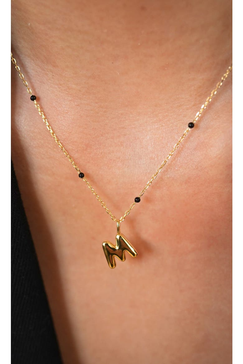 Initial Pendant Necklace, Alternate, color, GOLD M