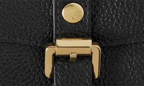 Mulberry Small Roxanne Classic Grained Leather Wallet In Black