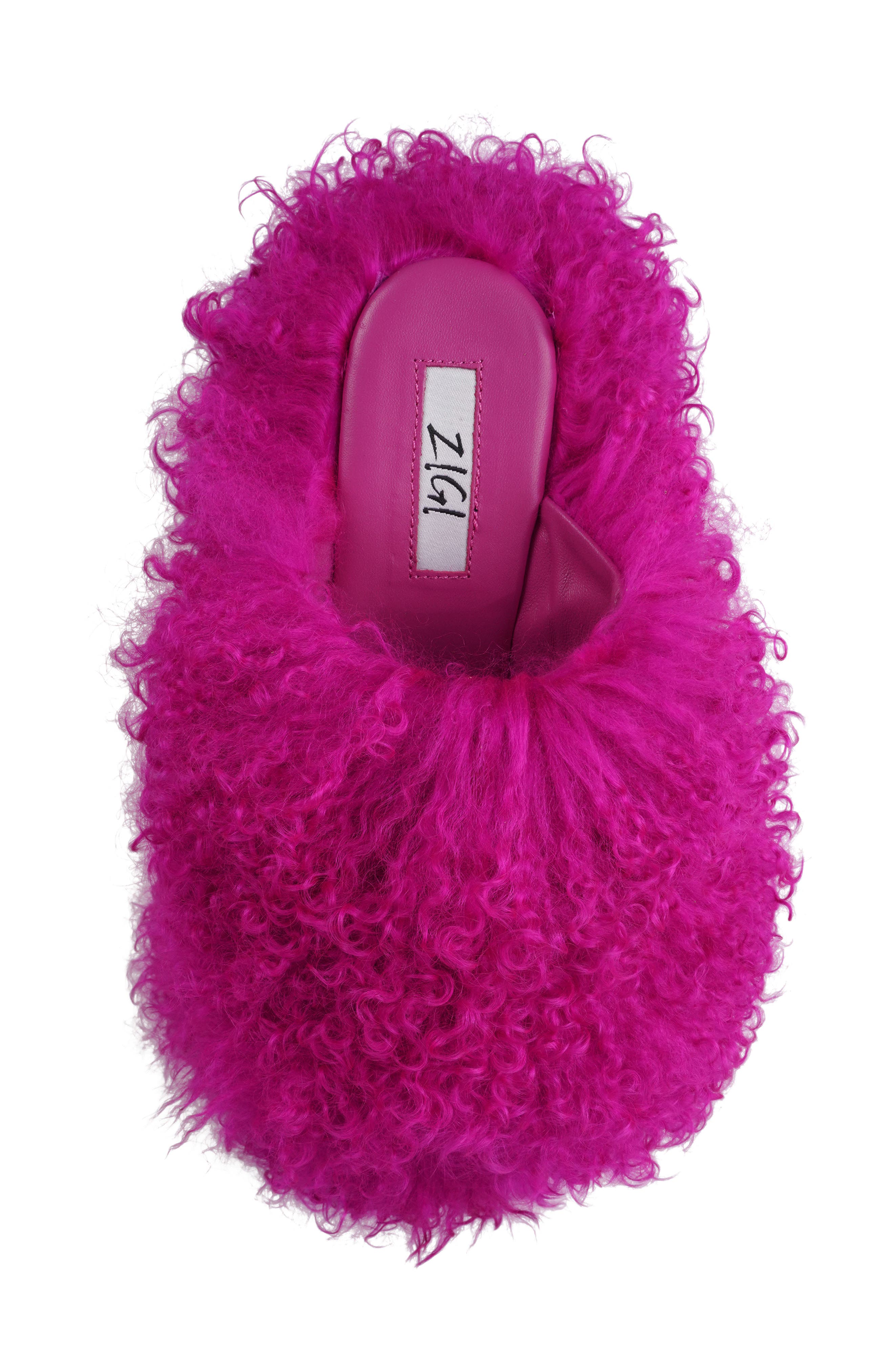Opal Waterproof Genuine Shearling Slipper, Alternate, color, FUSCH