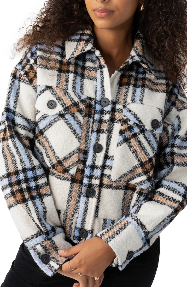 Sanctuary Liv Plaid Jacket, Alternate, color, 