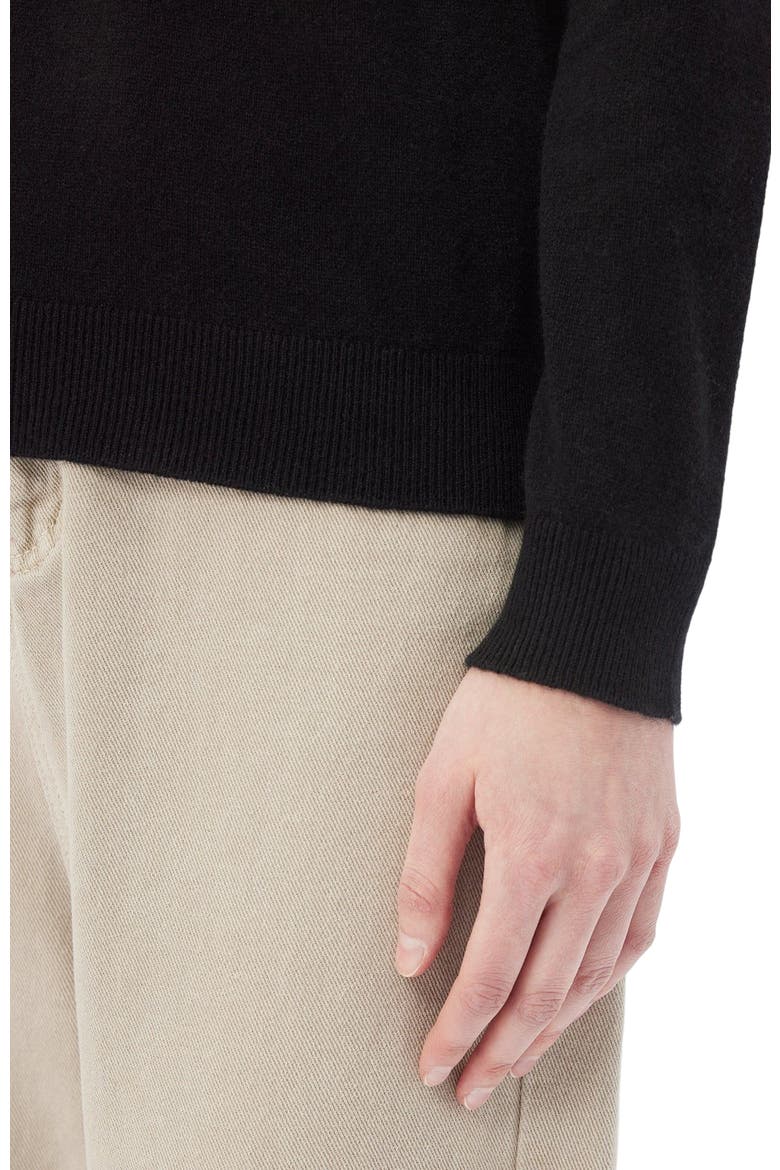 Essential Cashmere Turtleneck Sweater, Alternate, color, black