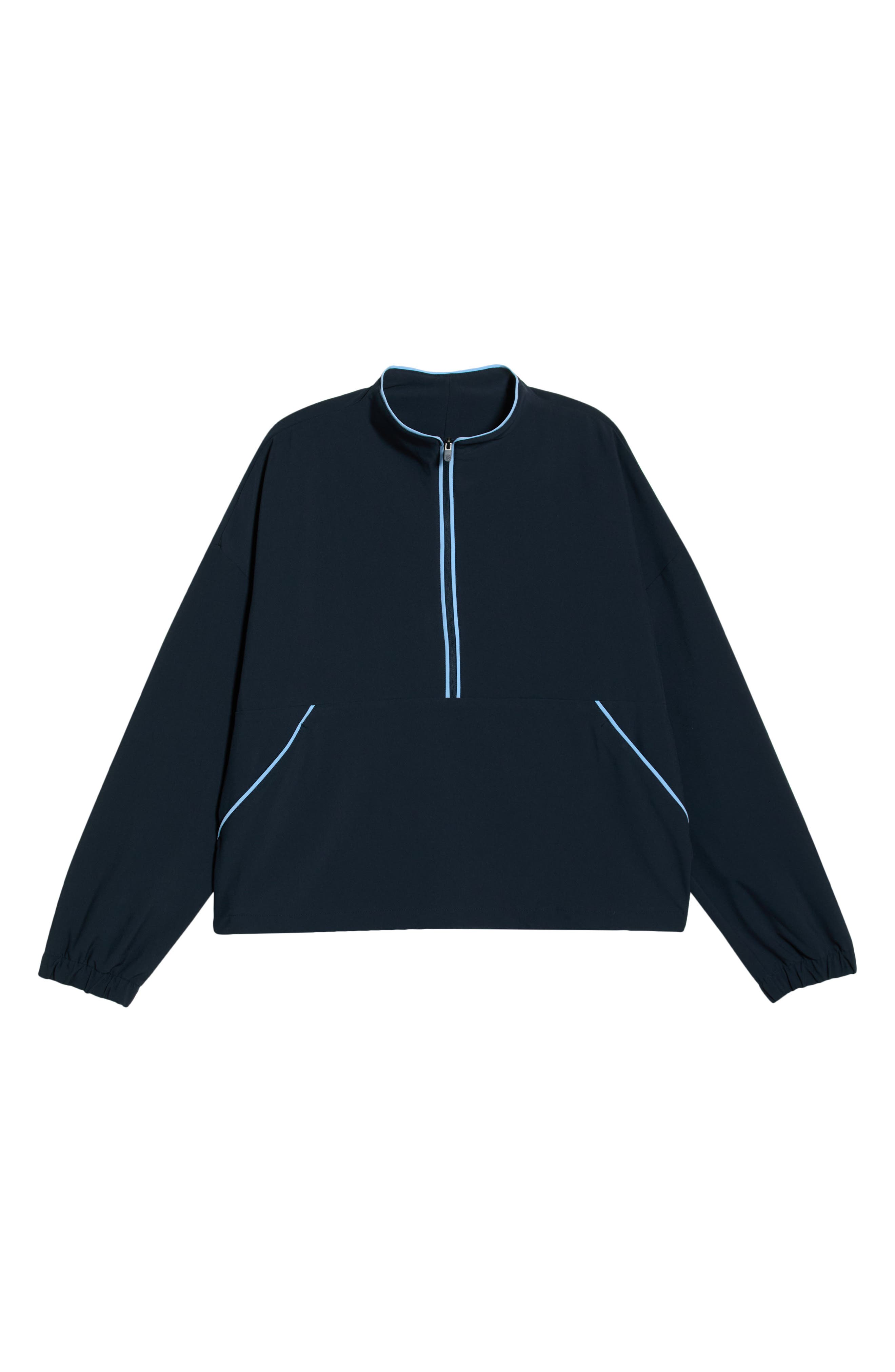 Zella Piped Half Zip Pullover (Women) | Nordstrom