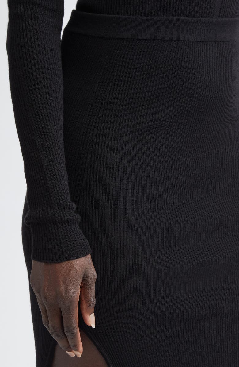 Rick Owens Hollywood Wool Sacriskirt, Alternate, color, 