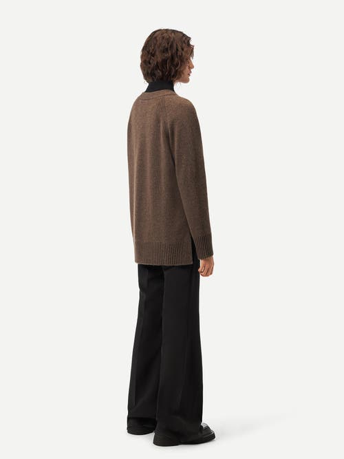 Gobi Mongolian Cashmere Relaxed-fit Cashmere Cardigan In Cocoa