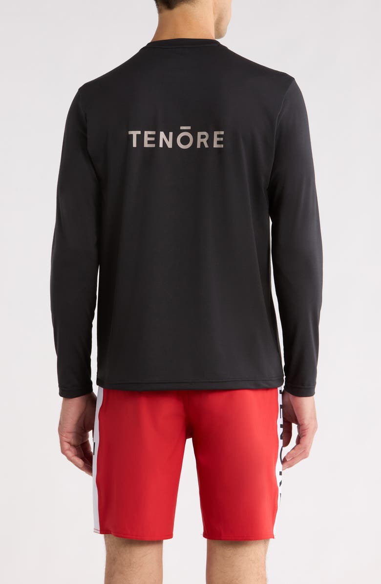 TENŌRE Long Sleeve UPF 50+ Rashguard, Alternate, color, Black