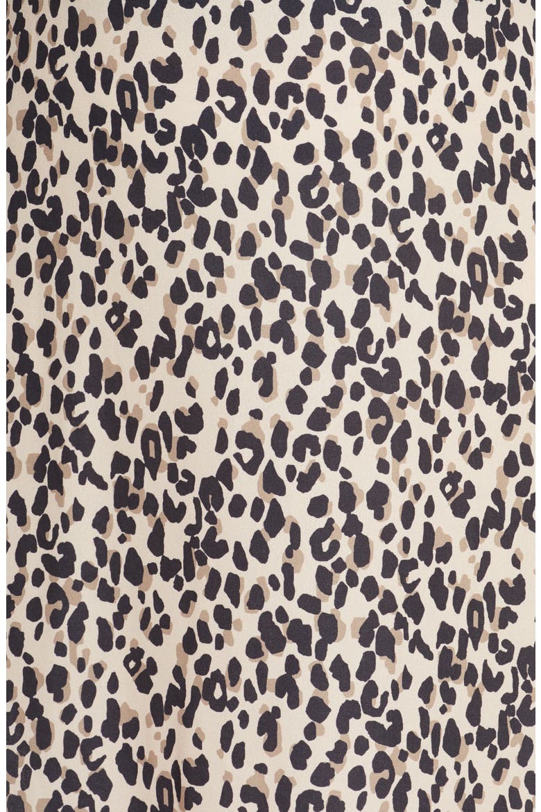 A-Line Midi Skirt, Alternate, color, TAN ANIMAL PRINT