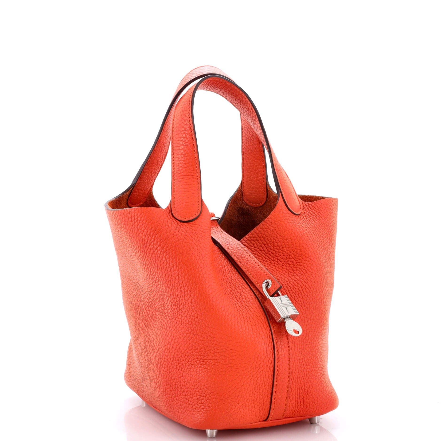Pre-Owned Hermes Picotin Lock Bag Clemence PM, Alternate, color, 