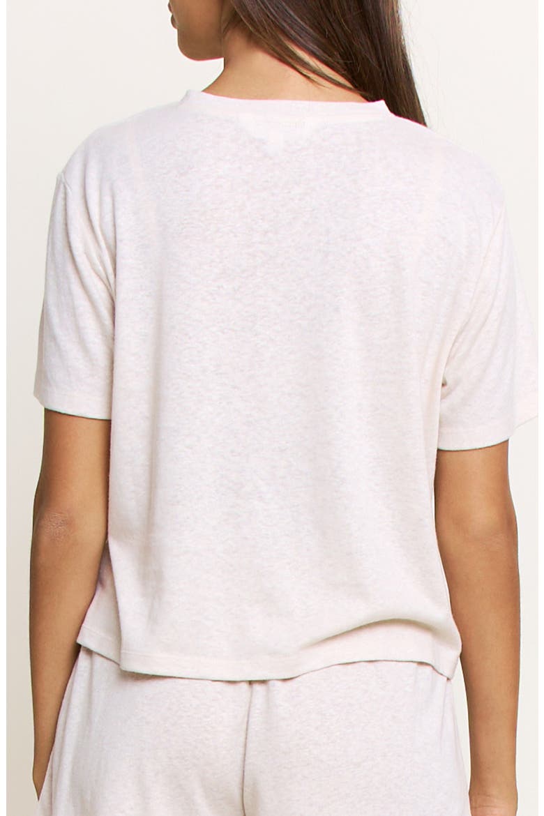 Sunbeam Linen Blend Pajama Top, Alternate, color, DUST
