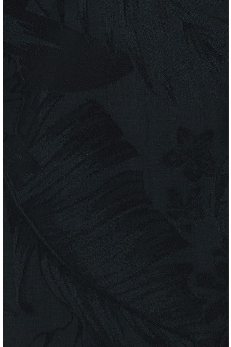 Botanic Loom Coastal Ease Botanic Loom IslandZone® Camp Shirt, Alternate, color, BLACK