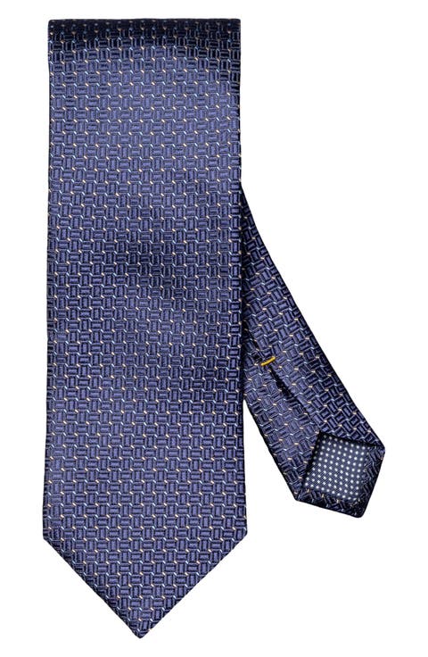 Geometric Silk Tie