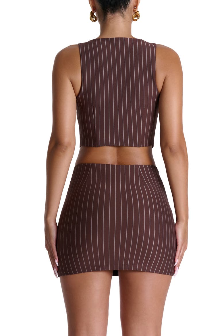 Tailored Vest, Alternate, color, BROWN