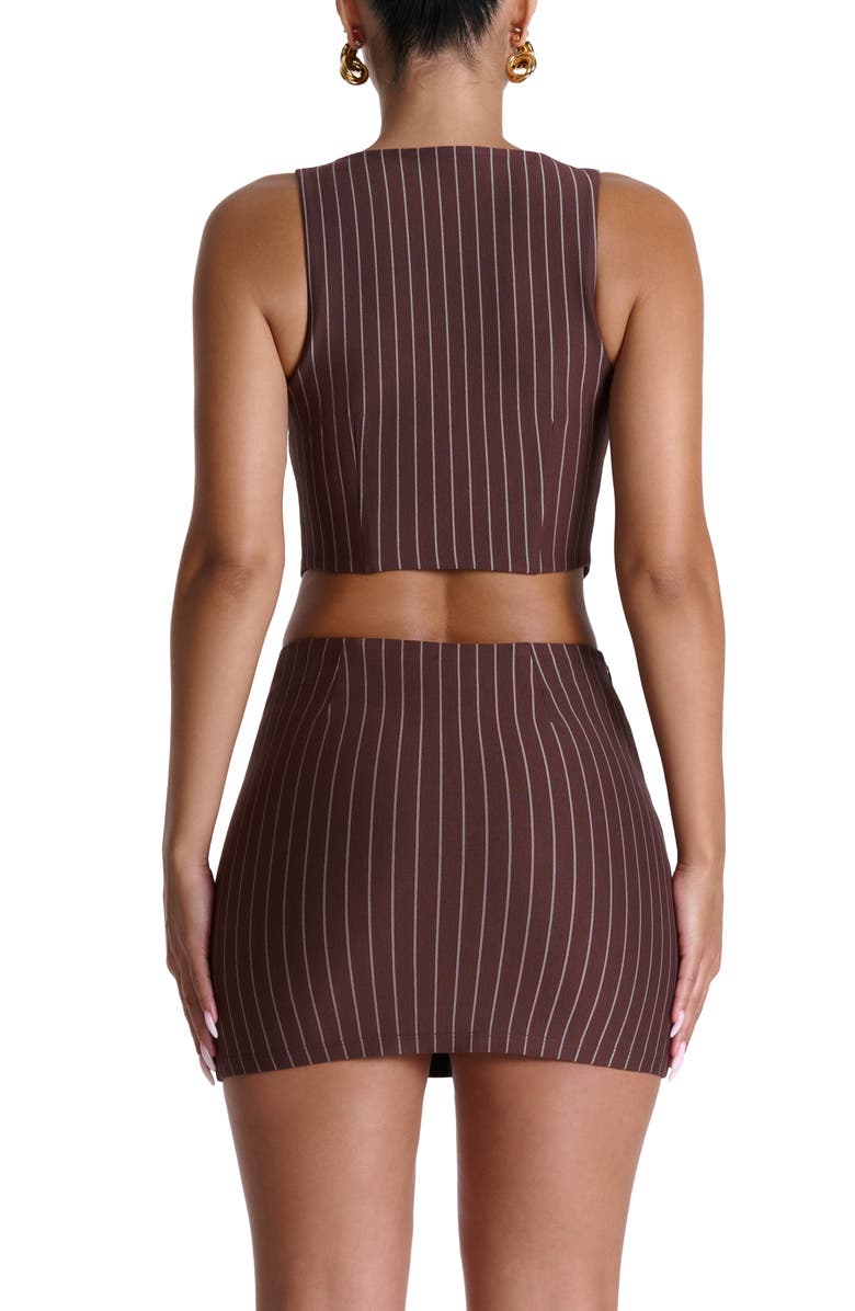 N BY NAKED WARDROBE Tailored Vest, Alternate, color, Brown