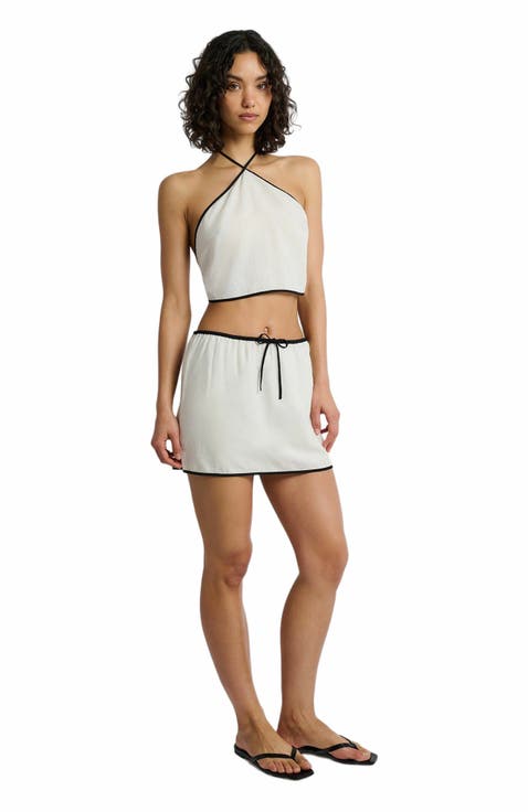 Air Linen Mini Skirt