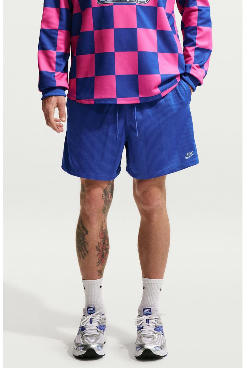 Club Flow Drawstring Shorts, Main, color, GAME ROYAL/ HYDROGEN BLUE