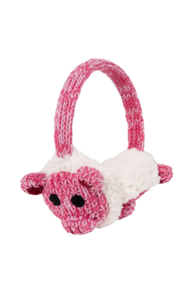 Nirvanna Designs Pig Earmuffs, Main, color, White