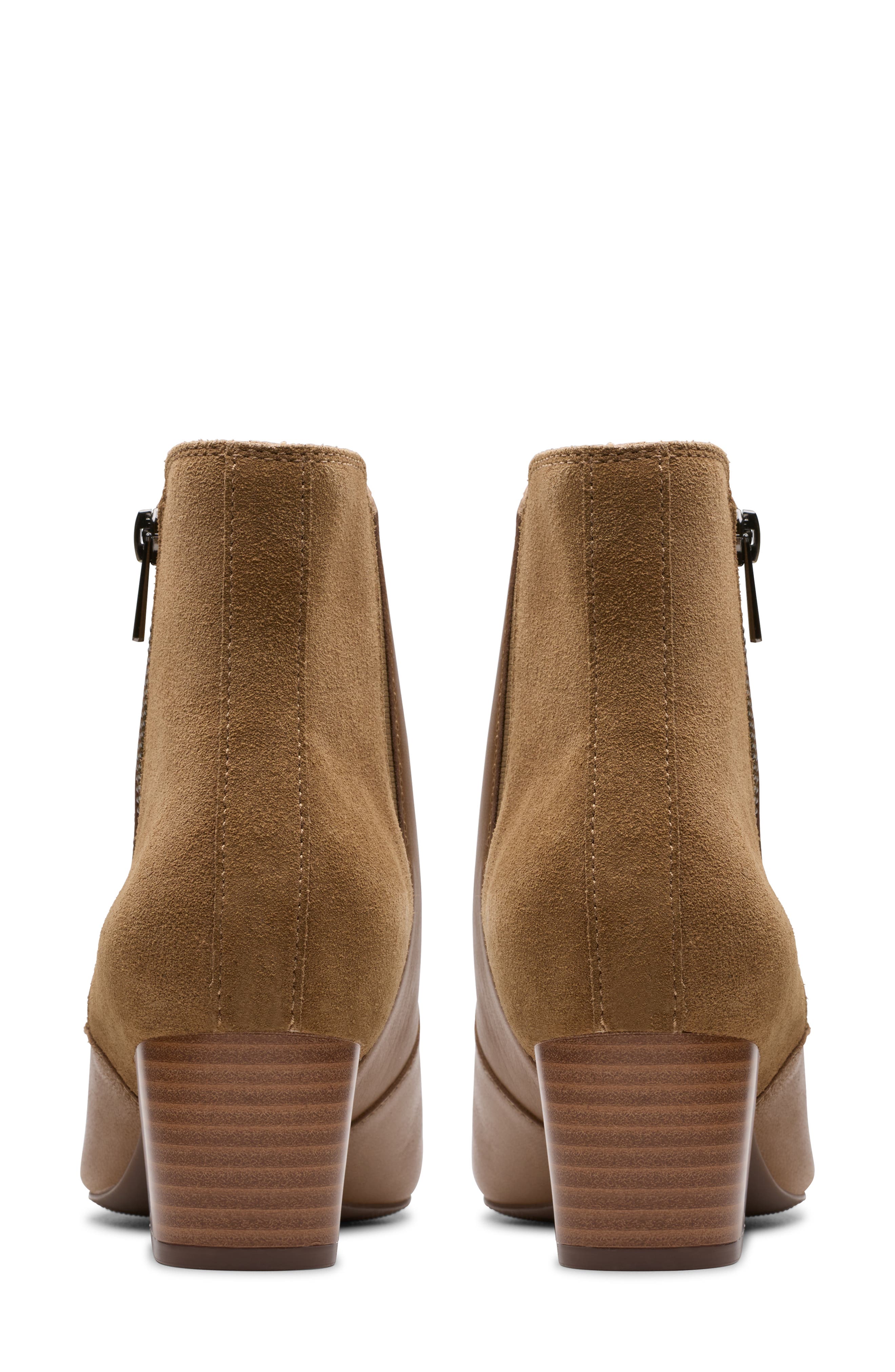 Clarks<sup>®</sup> Ellanie Vibe Boot, Alternate, color, Taupe Leather