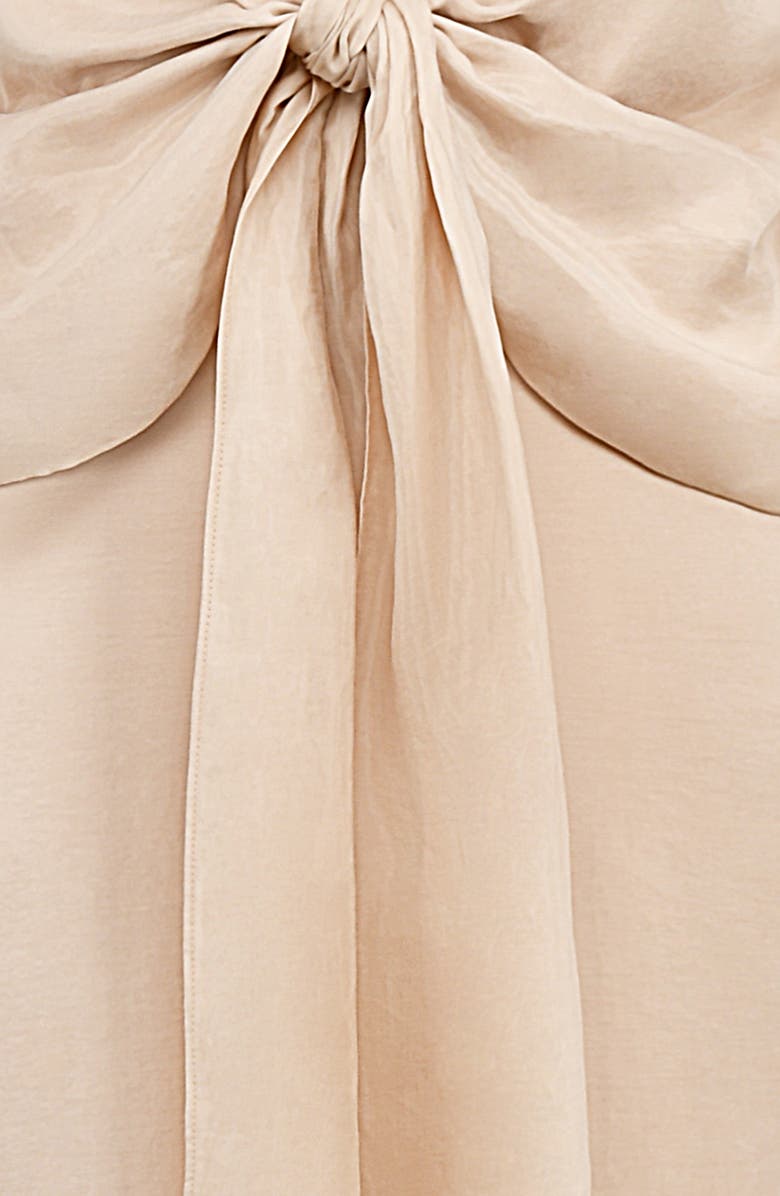 HOUSE OF CB Nevaeh Long Sleeve Midi Dress, Alternate, color, Powder Peach