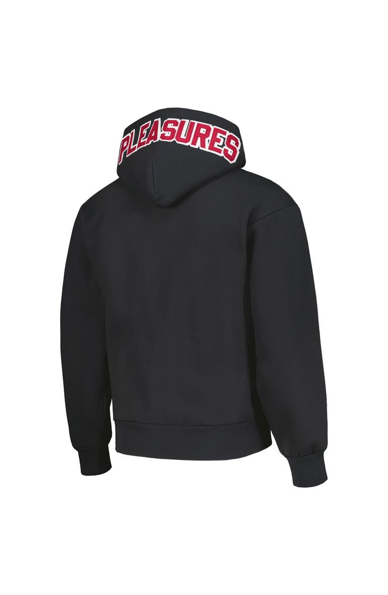 PLEASURES Men's PLEASURES Black Los Angeles Angels Opening Day Full-Zip Hoodie, Alternate, color, Black