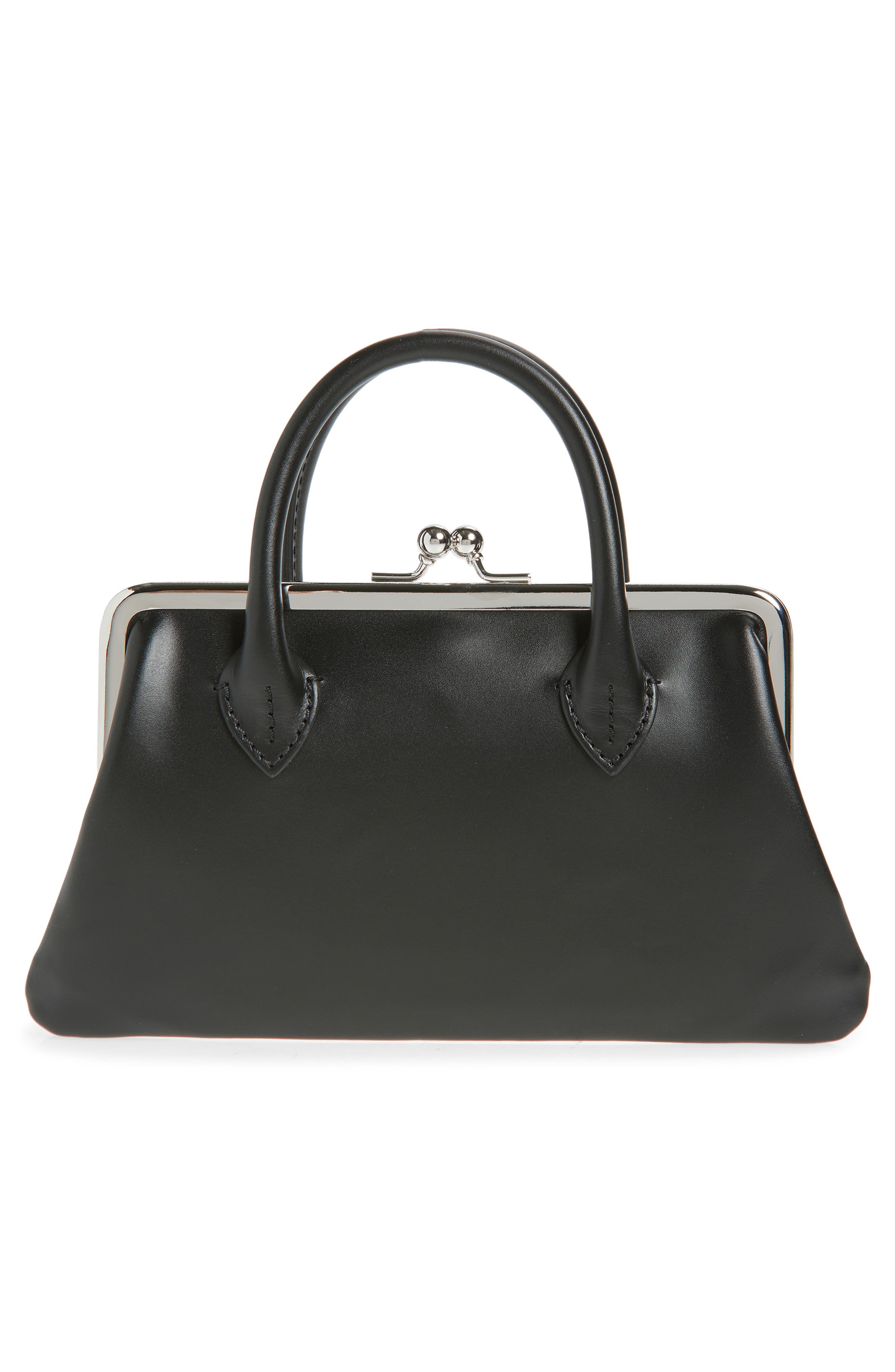 Comme des Garçons Frame Top Handle Bag, Alternate, color, Black