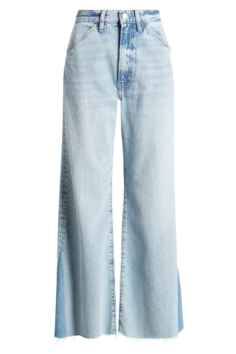 Le Baggy Palazzo High Waist Wide Leg Jeans, Alternate, color, FAIRYTALE