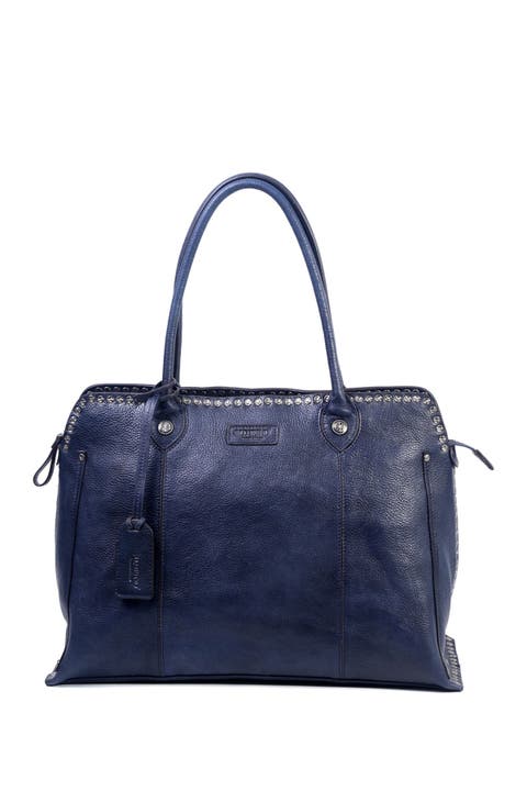 Soul Stud Leather Satchel Bag