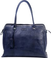 OLD TREND Soul Stud Leather Satchel Bag