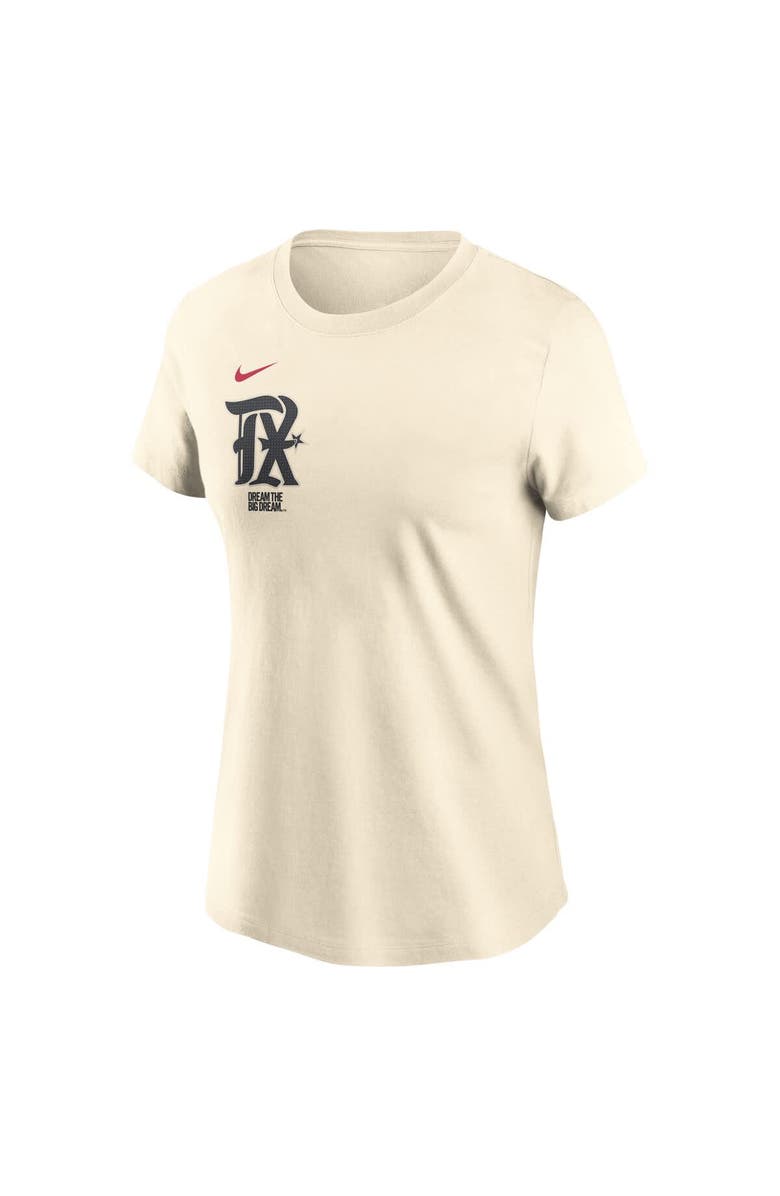 Nike Women's Nike  Cream Texas Rangers City Connect Fuse Name & Number T-Shirt, Alternate, color, Cream