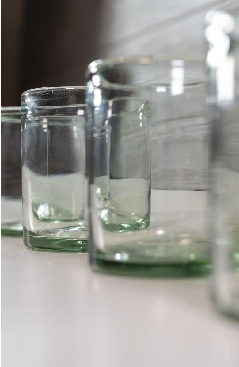 Verve Culture Handblown Glasses DOF - Set of 4, Alternate, color, Clear