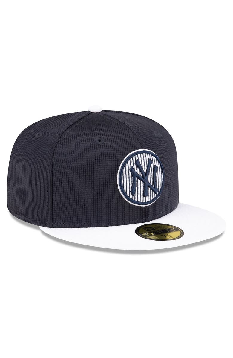 New Era Men's New Era Navy New York Yankees 2024 Batting Practice 59FIFTY Fitted Hat, Alternate, color, Navy