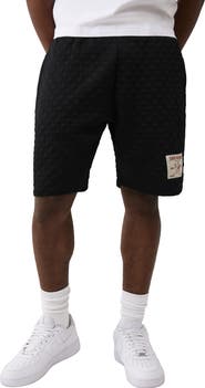 True Religion Checkered Quilt Shorts