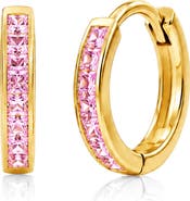 Chanteur Kids' Cubic Zirconia Hoop Earrings