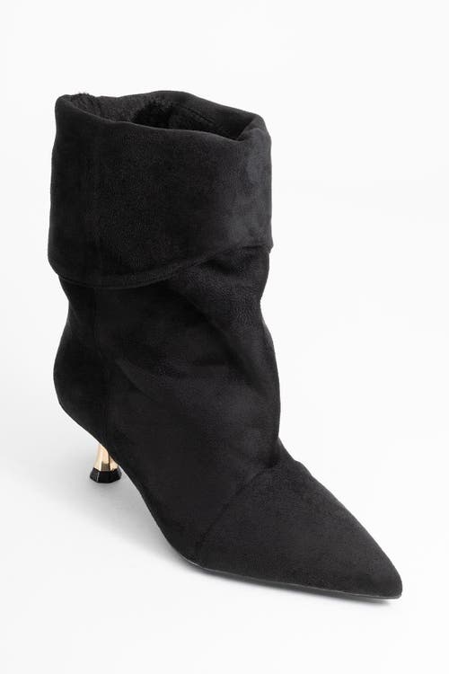 Prologue Shoes Stein Pointed Toe Boot In Black