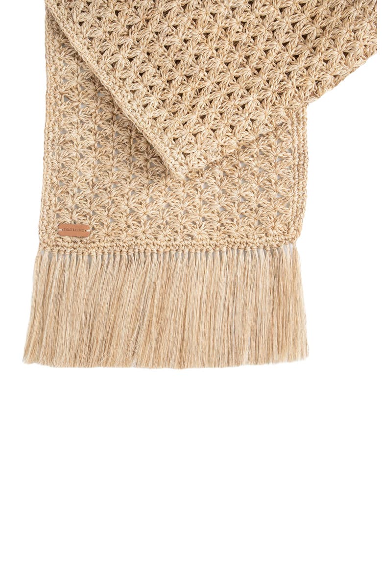 Fique Knots Table Runner, Alternate, color, Natural