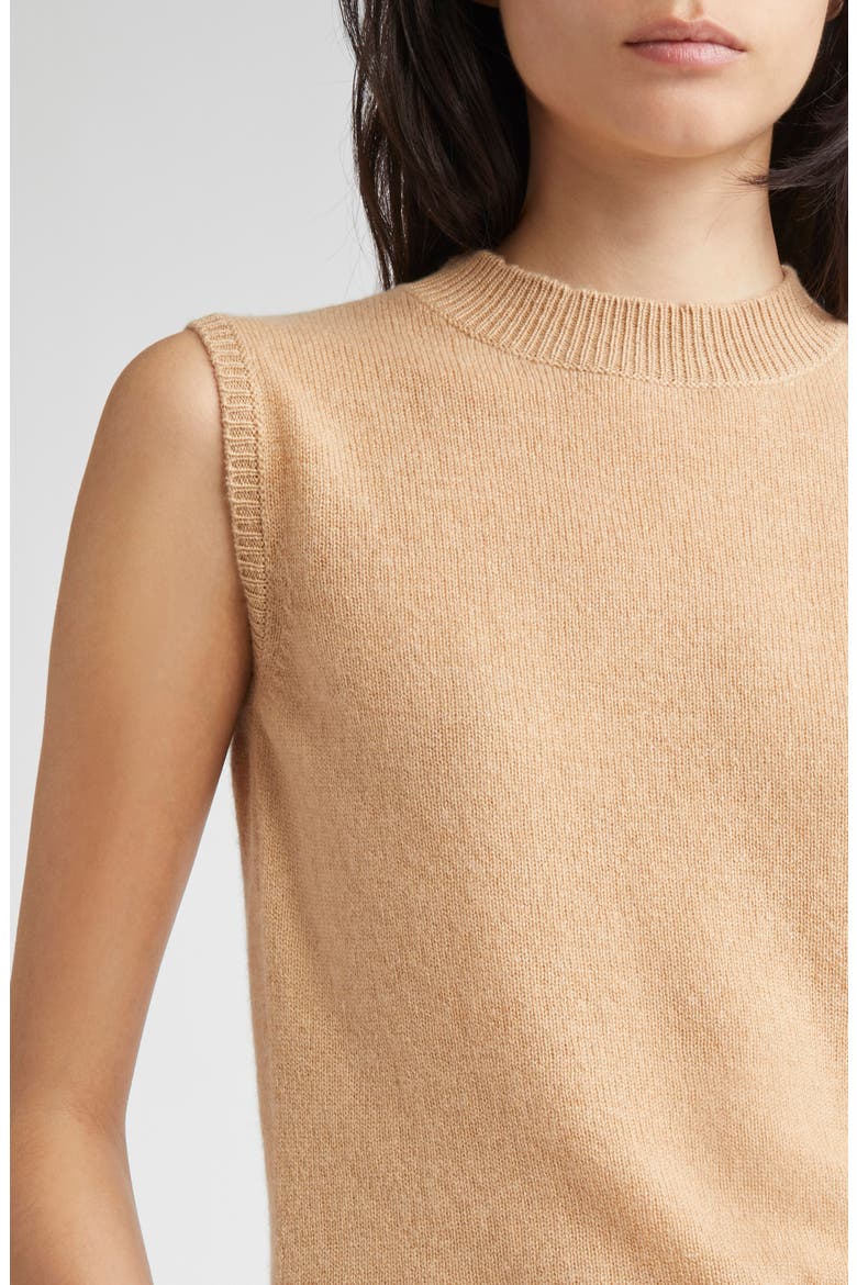 Cashmere Sweater Vest, Alternate, color, 04NN CAMEL