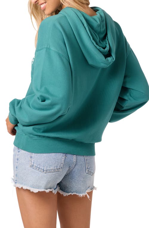 O'neill Drift Graphic Zip-up Hoodie In Green