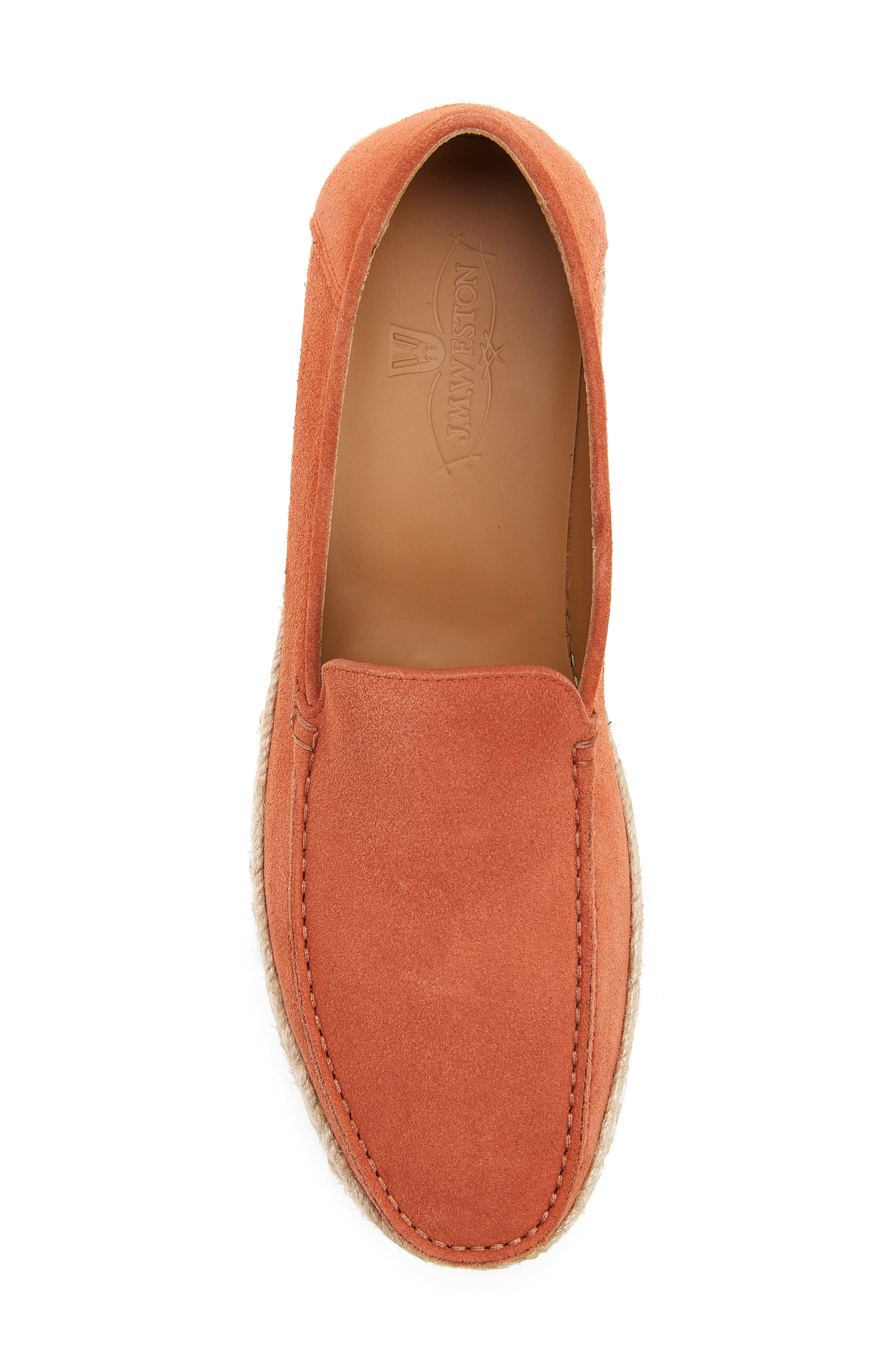 JM WESTON Uzes Espadrille Loafer, Alternate, color, Clay Suede