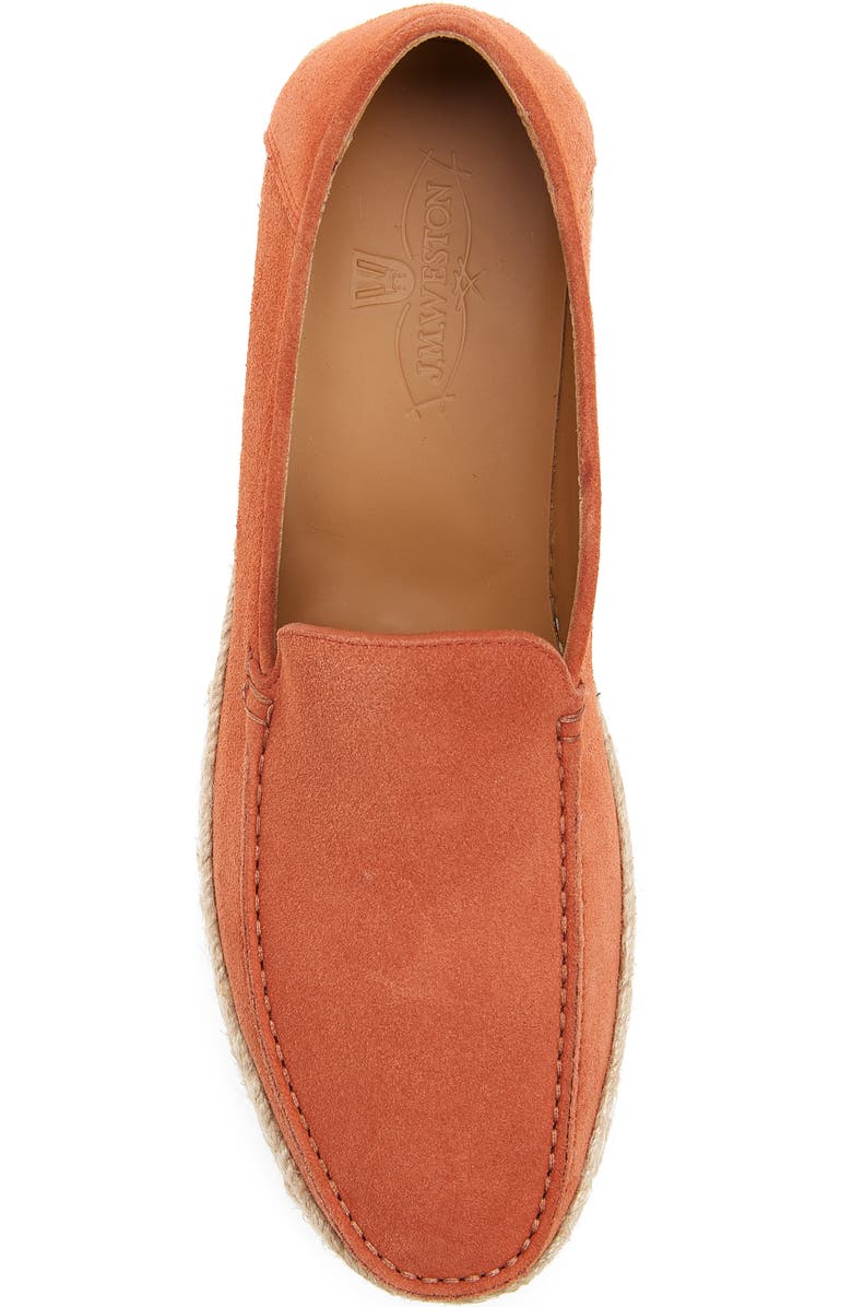JM WESTON Uzes Espadrille Loafer, Alternate, color, Clay Suede
