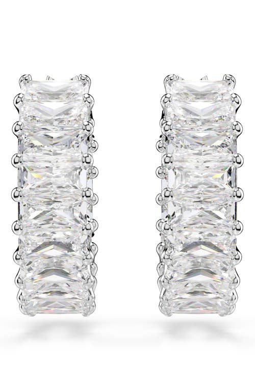 Swarovski Matrix Inside Out Hoop Earrings
