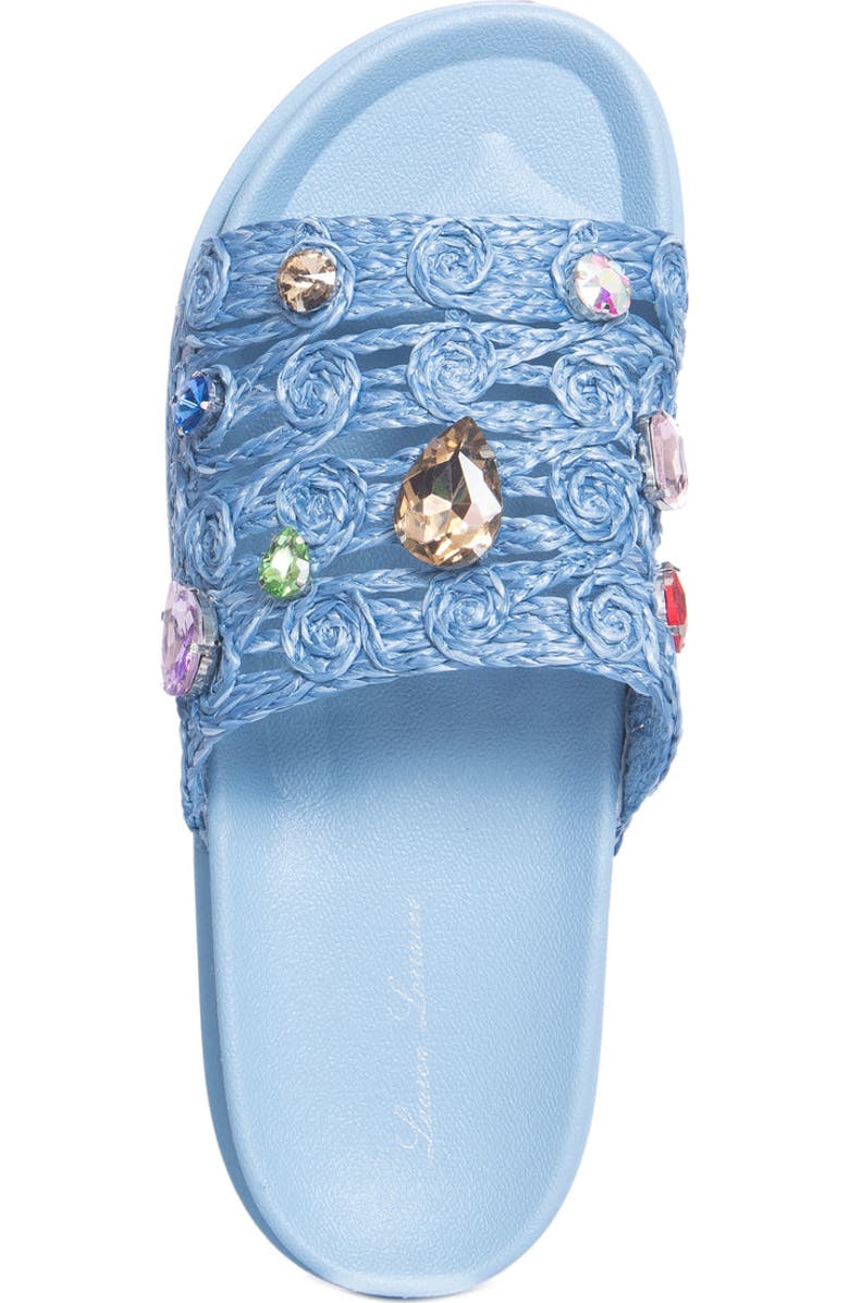 Lauren Lorraine Rose Sandal, Alternate, color, Blue
