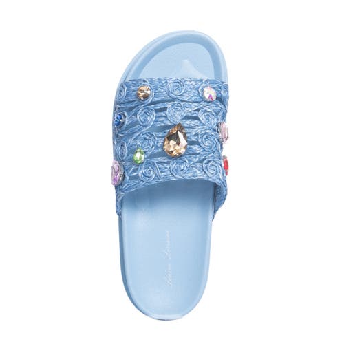 Lauren Lorraine Rose Sandal In Blue