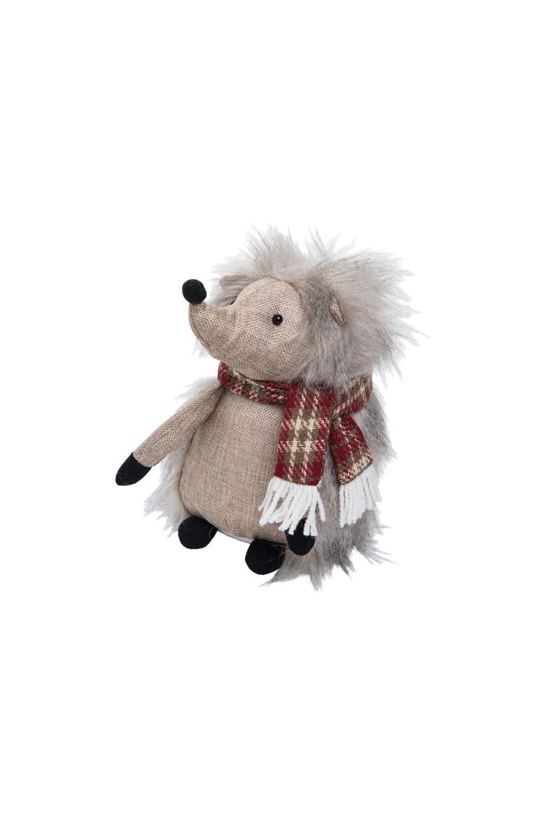 Hedgehog Decorative Figurine, Alternate, color, Brown