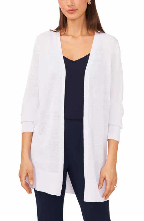Halogen® Side Slit Cardigan