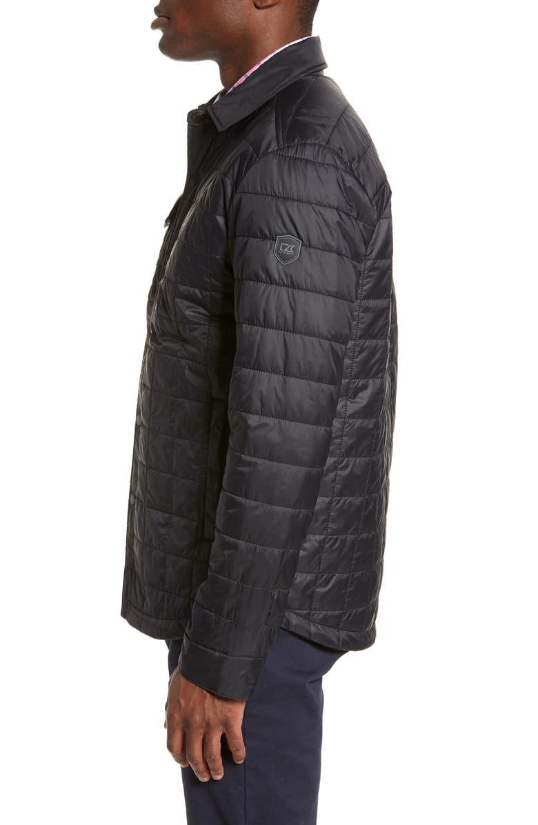 Cutter & Buck Rainier Primaloft<sup>®</sup> Shirt Jacket, Alternate, color, Black