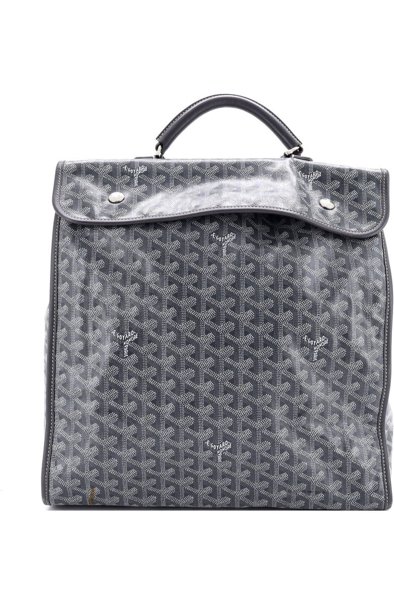 Pre-Owned Goyard Saint Leger Briefcase Backpack Coated Canvas, Main, color,