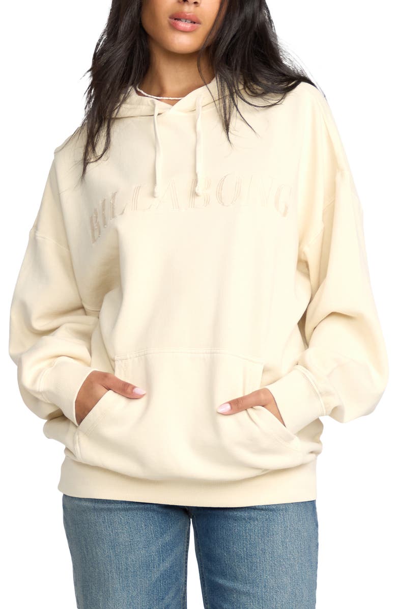 Billabong Hi Tide Dip Hoodie, Main, color, White Cap