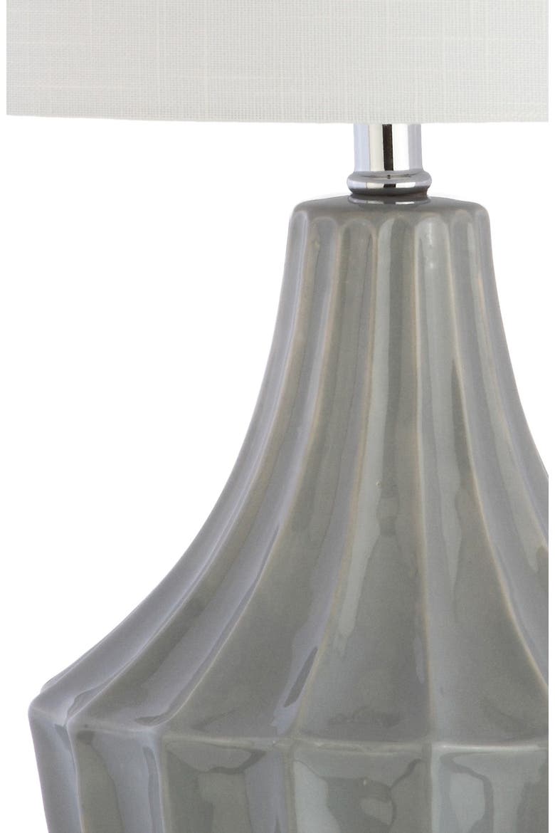 Tate Ceramic LED Table Lamp, Alternate, color, Gray